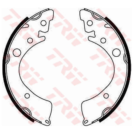 Jeu de mâchoires de frein TRW