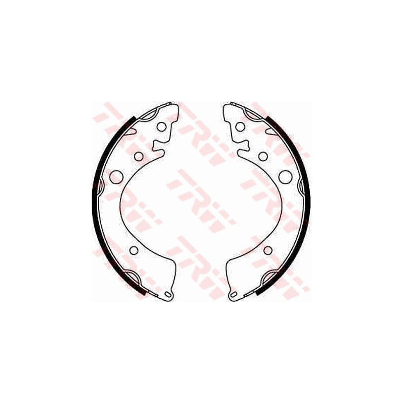 Jeu de mâchoires de frein TRW