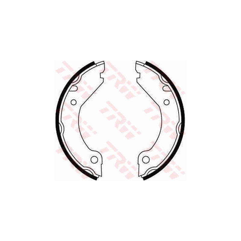 Jeu de mâchoires de frein (frein de stationnement) TRW