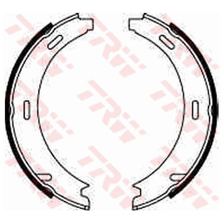 Jeu de mâchoires de frein (frein de stationnement) TRW