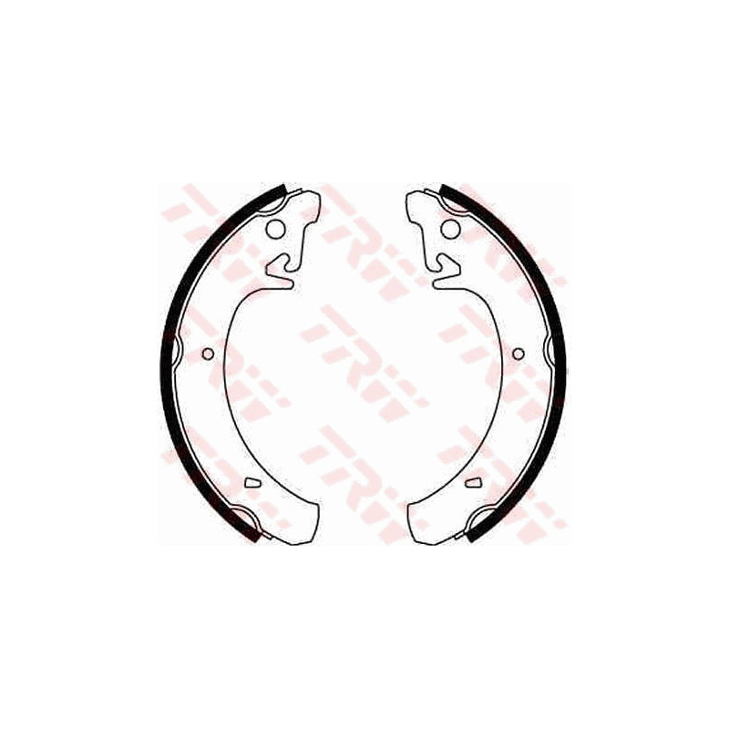 Jeu de mâchoires de frein TRW