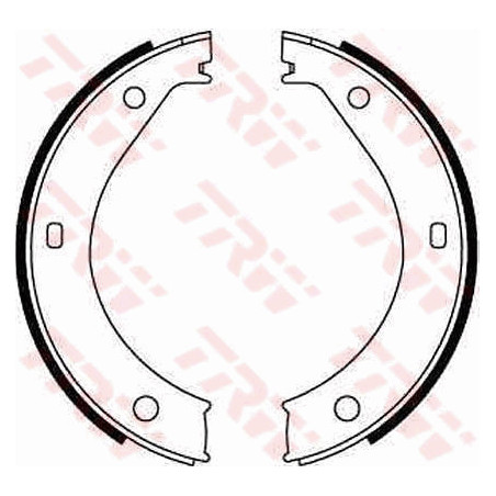 Jeu de mâchoires de frein (frein de stationnement) TRW