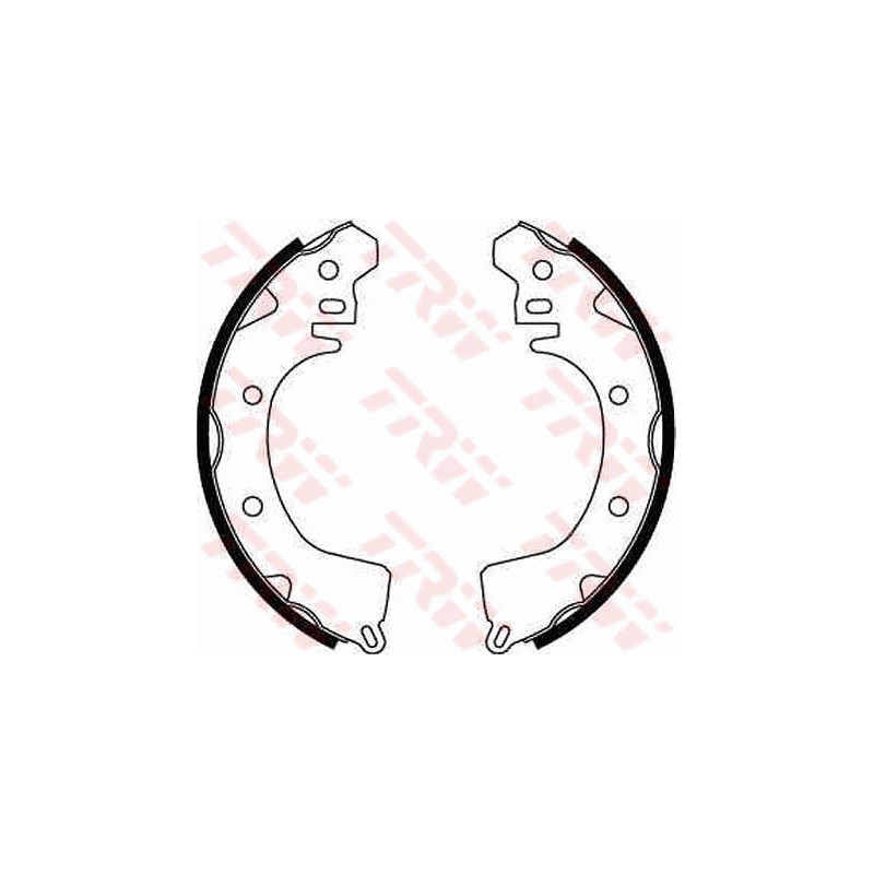 Jeu de mâchoires de frein TRW