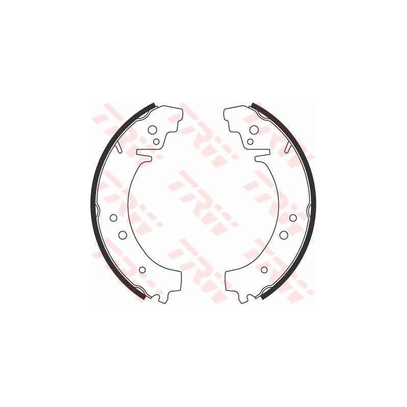 Jeu de mâchoires de frein TRW