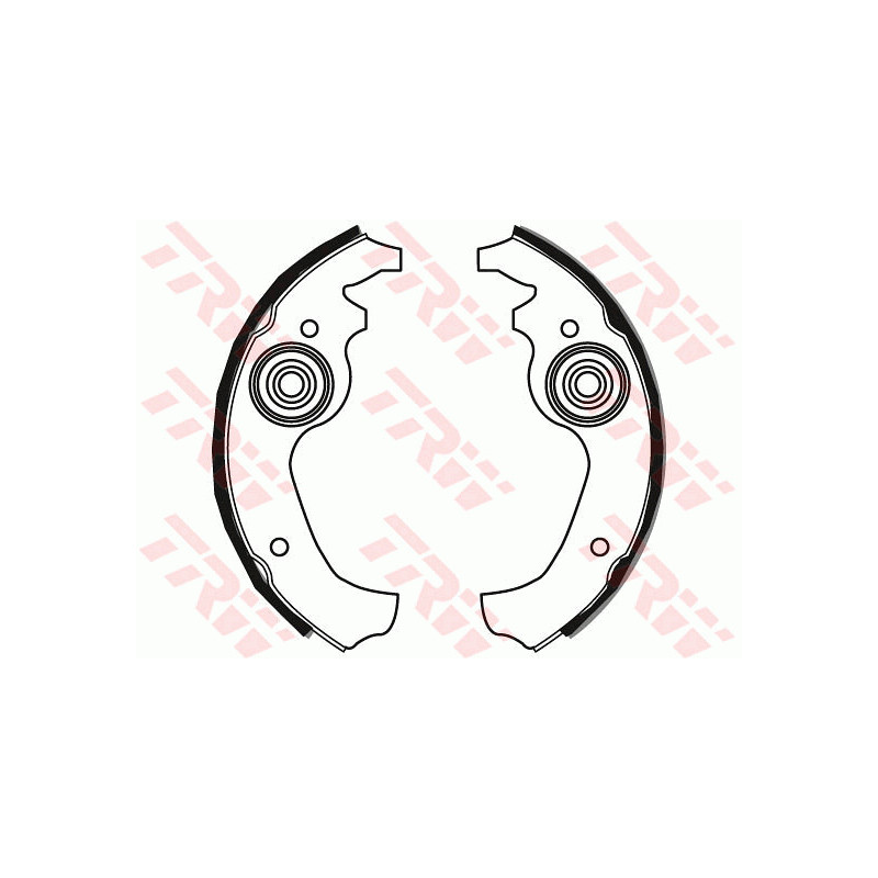 Jeu de mâchoires de frein TRW