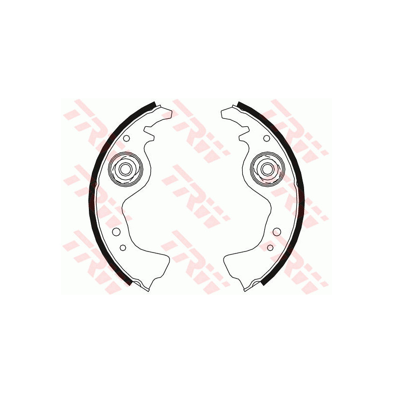 Jeu de mâchoires de frein TRW