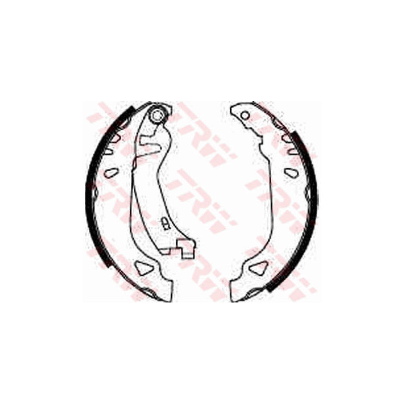 Jeu de mâchoires de frein TRW