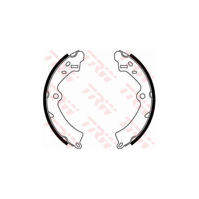 Jeu de mâchoires de frein TRW