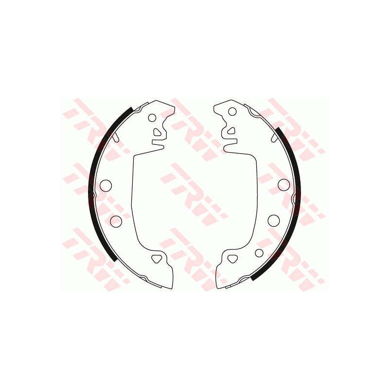 Jeu de mâchoires de frein TRW
