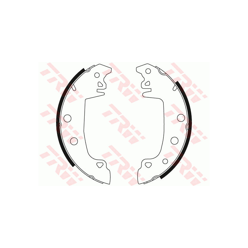 Jeu de mâchoires de frein TRW