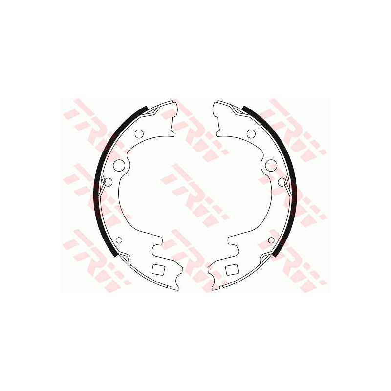 Jeu de mâchoires de frein TRW