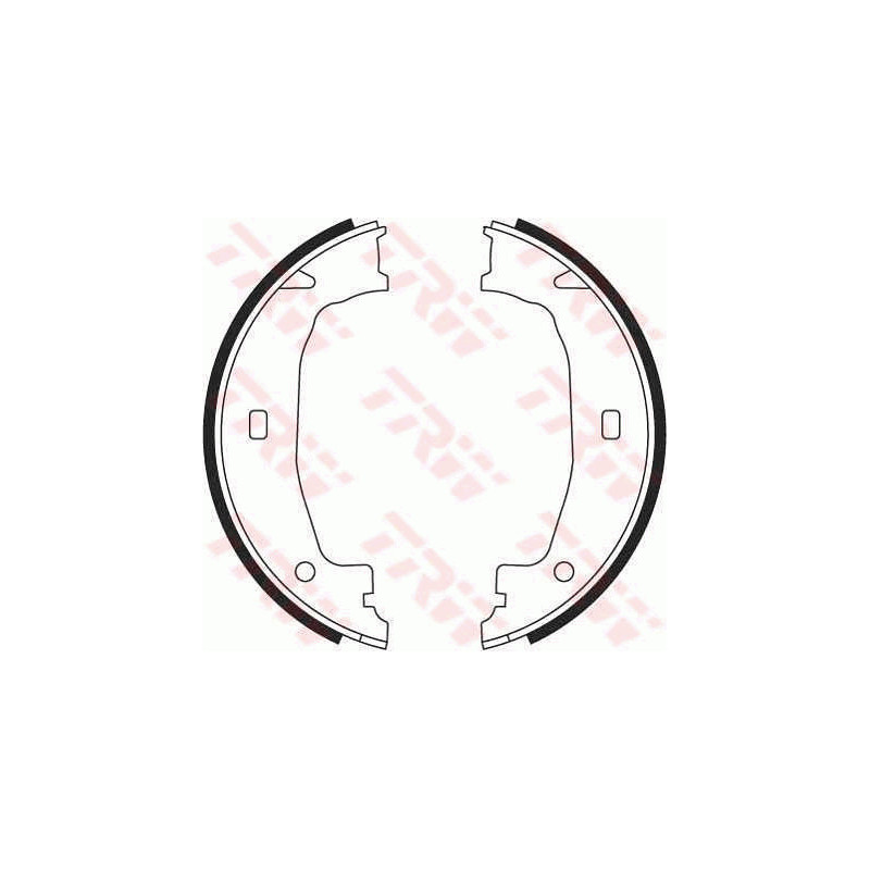 Jeu de mâchoires de frein (frein de stationnement) TRW