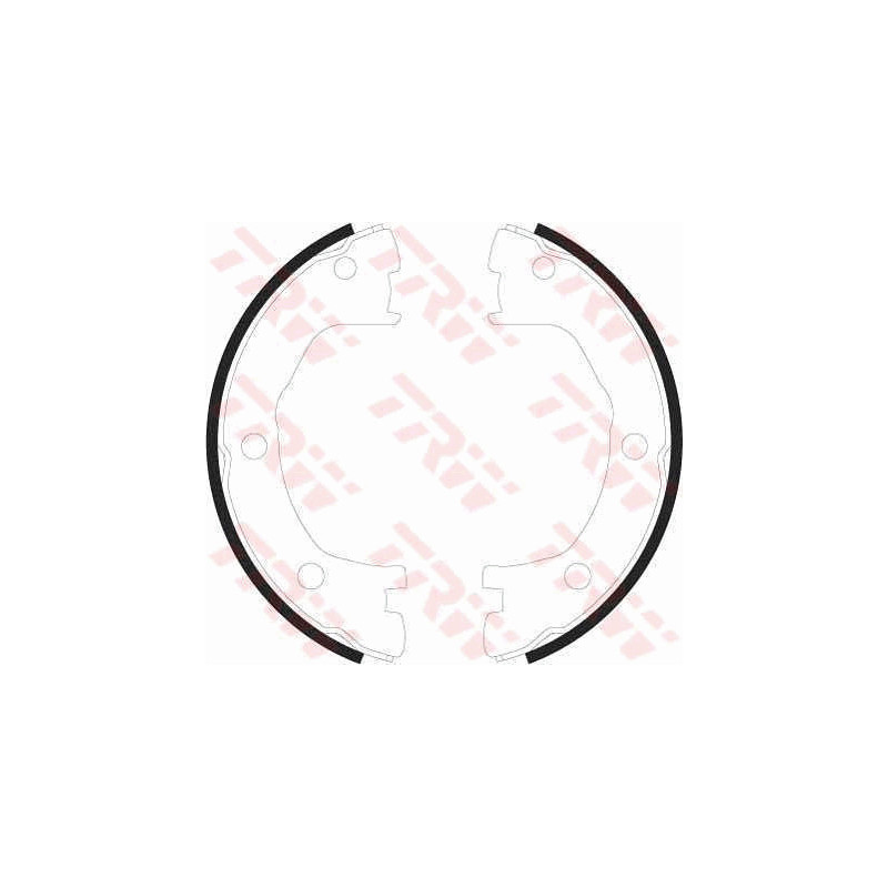 Jeu de mâchoires de frein (frein de stationnement) TRW