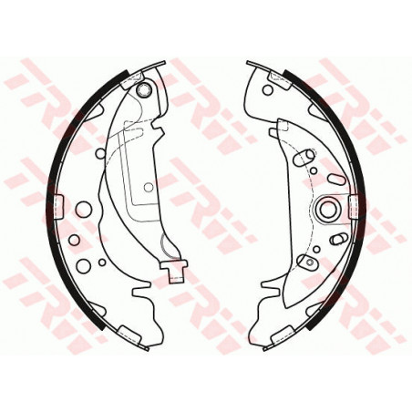 Jeu de mâchoires de frein TRW
