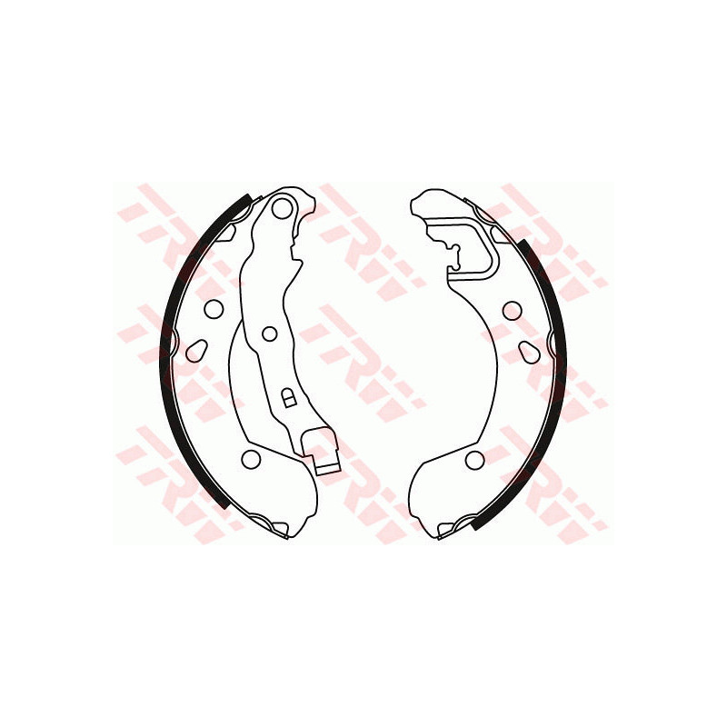 Jeu de mâchoires de frein TRW