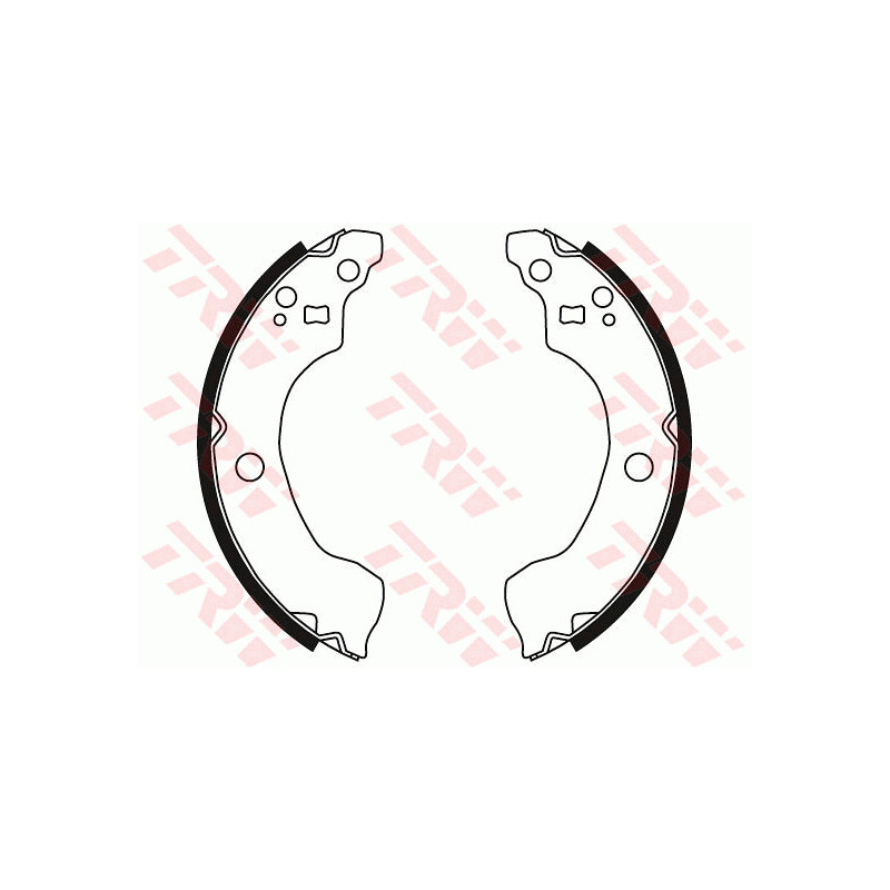 Jeu de mâchoires de frein TRW