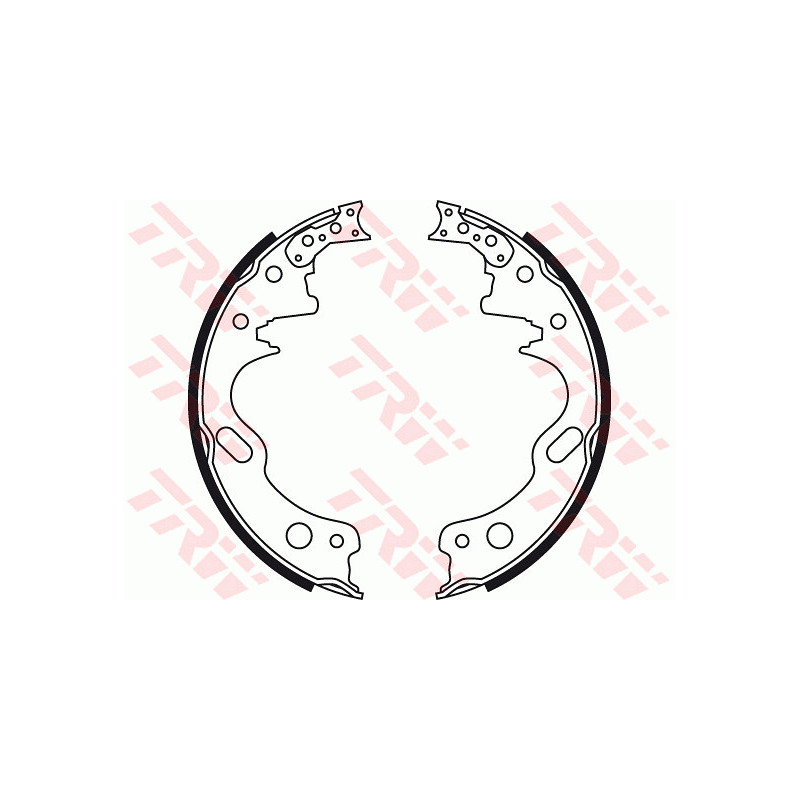 Jeu de mâchoires de frein TRW