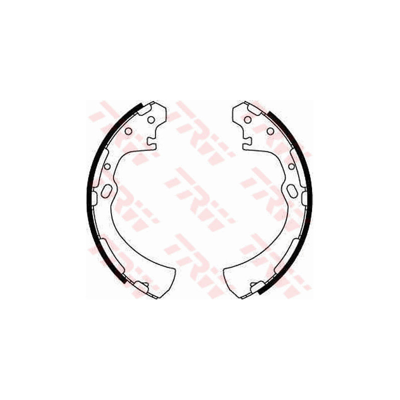 Jeu de mâchoires de frein TRW