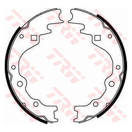 Jeu de mâchoires de frein TRW