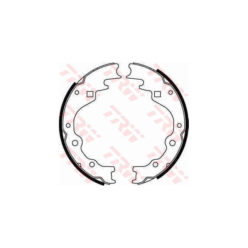 Jeu de mâchoires de frein TRW