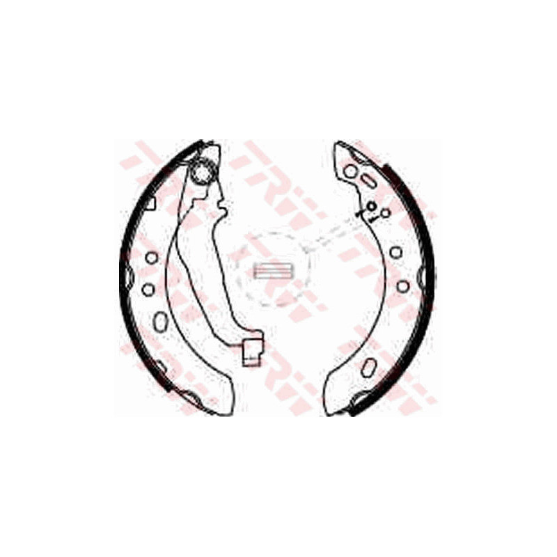 Jeu de mâchoires de frein TRW