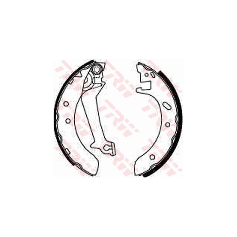 Jeu de mâchoires de frein TRW