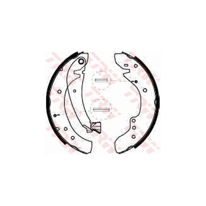Jeu de mâchoires de frein TRW