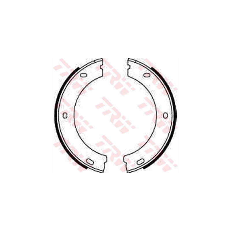 Jeu de mâchoires de frein (frein de stationnement) TRW