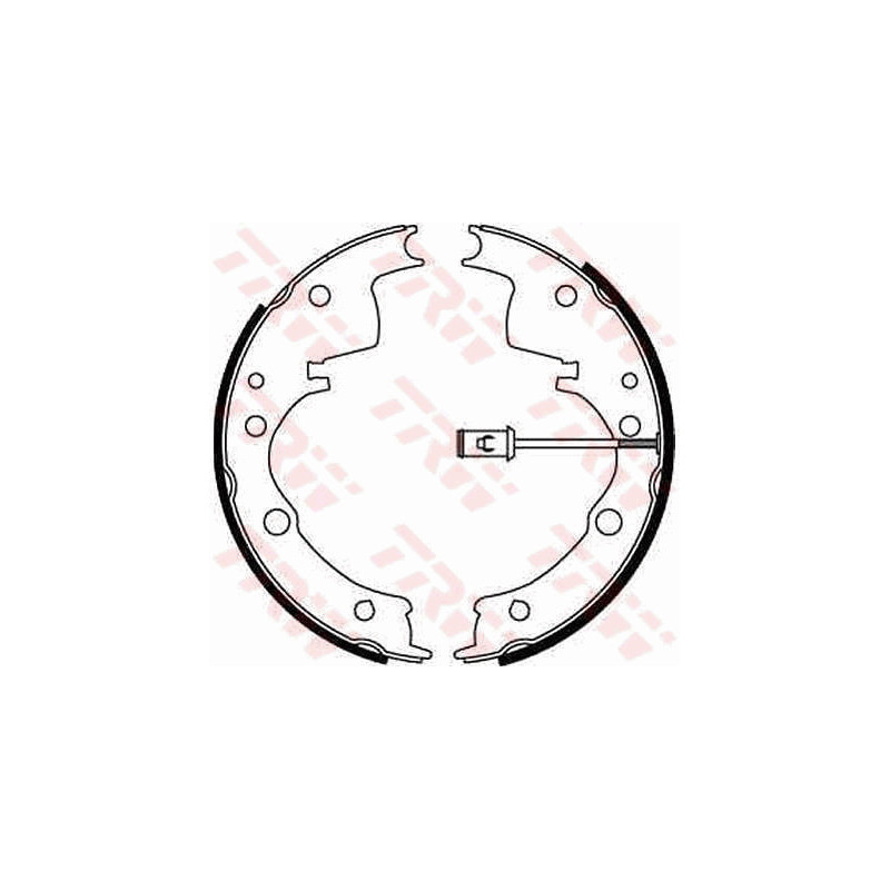 Jeu de mâchoires de frein TRW