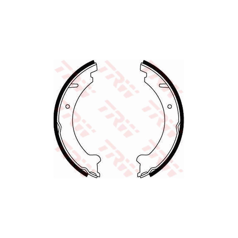 Jeu de mâchoires de frein (frein de stationnement) TRW