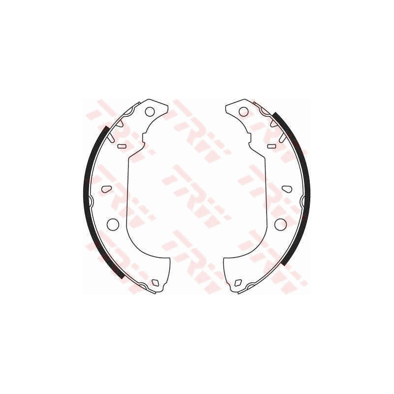 Jeu de mâchoires de frein TRW