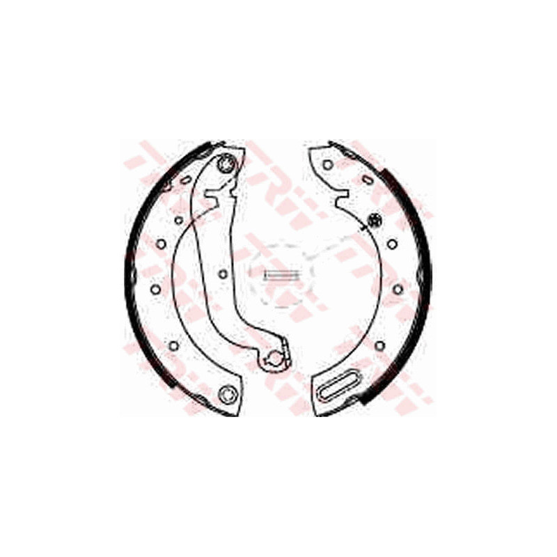 Jeu de mâchoires de frein TRW