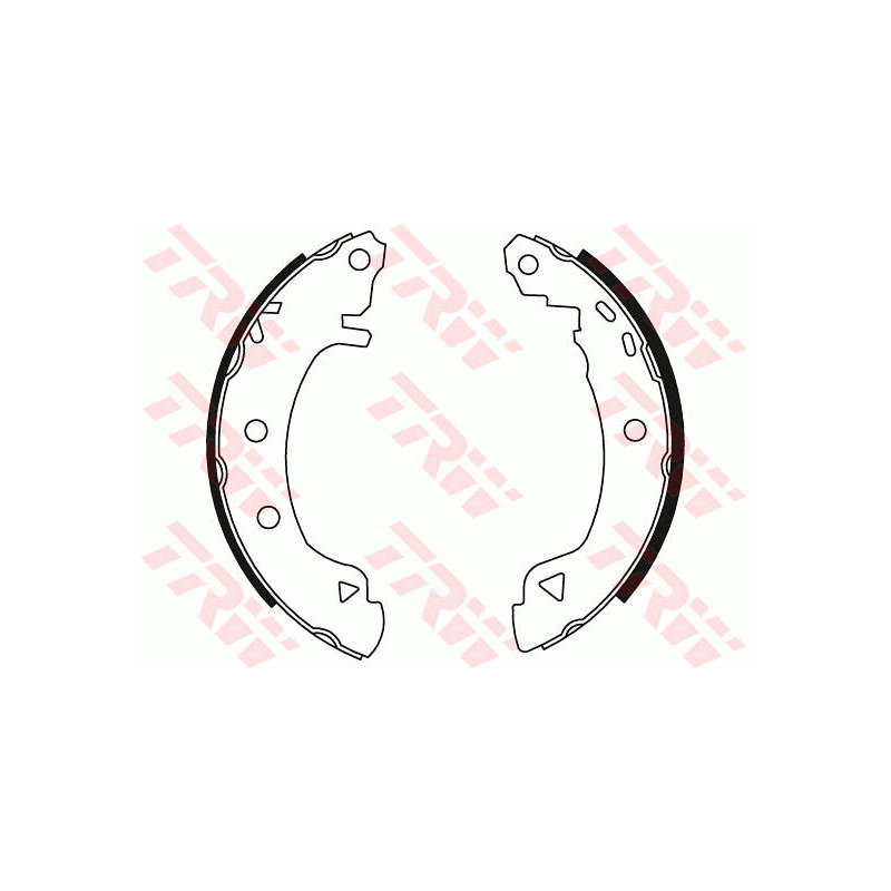 Jeu de mâchoires de frein TRW