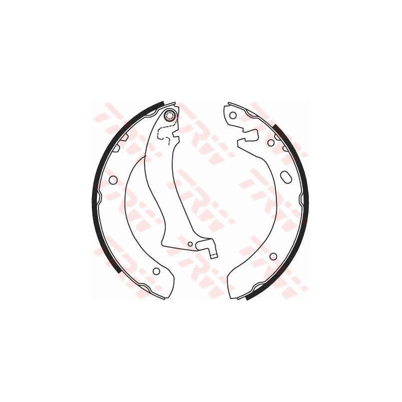 Jeu de mâchoires de frein TRW