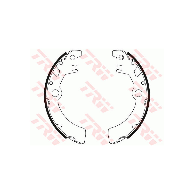 Jeu de mâchoires de frein TRW