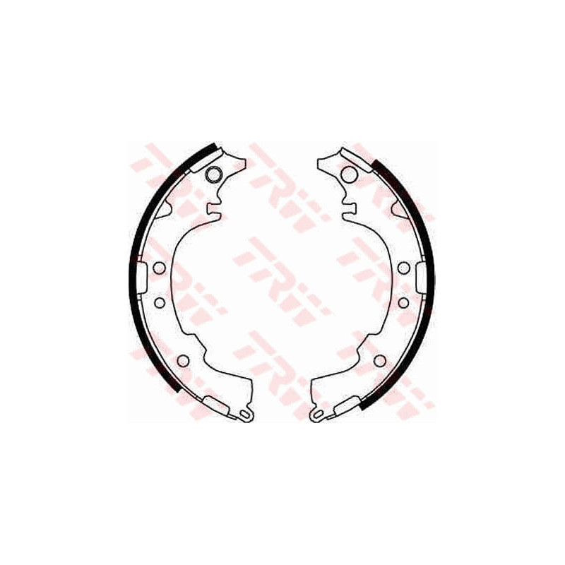 Jeu de mâchoires de frein TRW