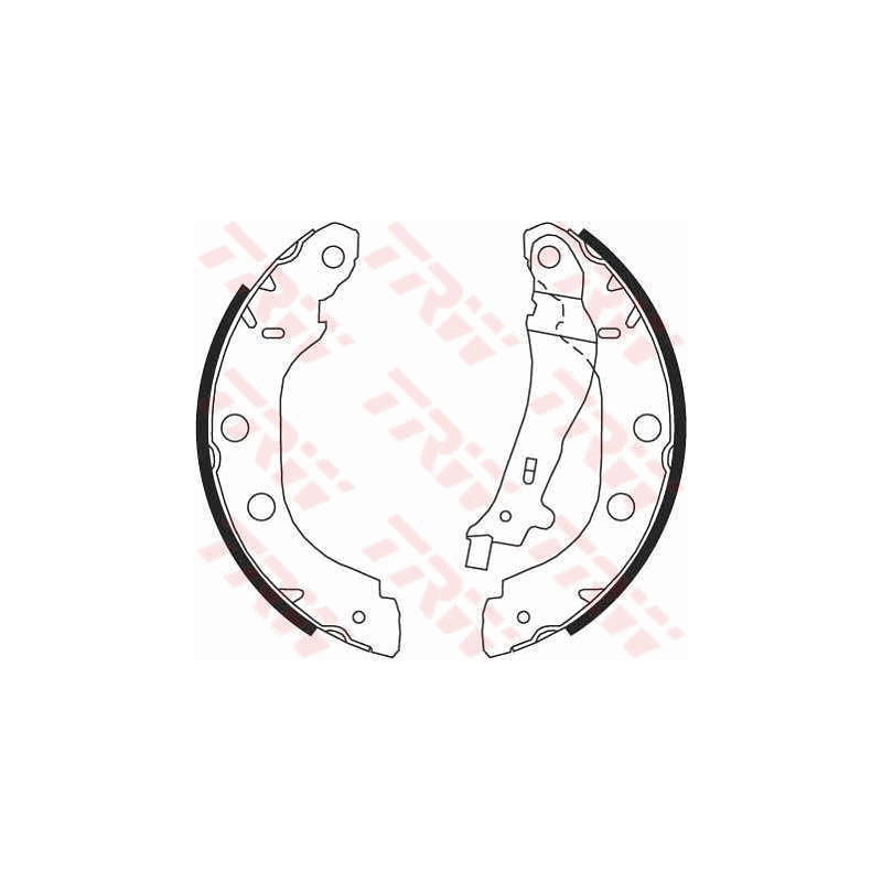Jeu de mâchoires de frein TRW