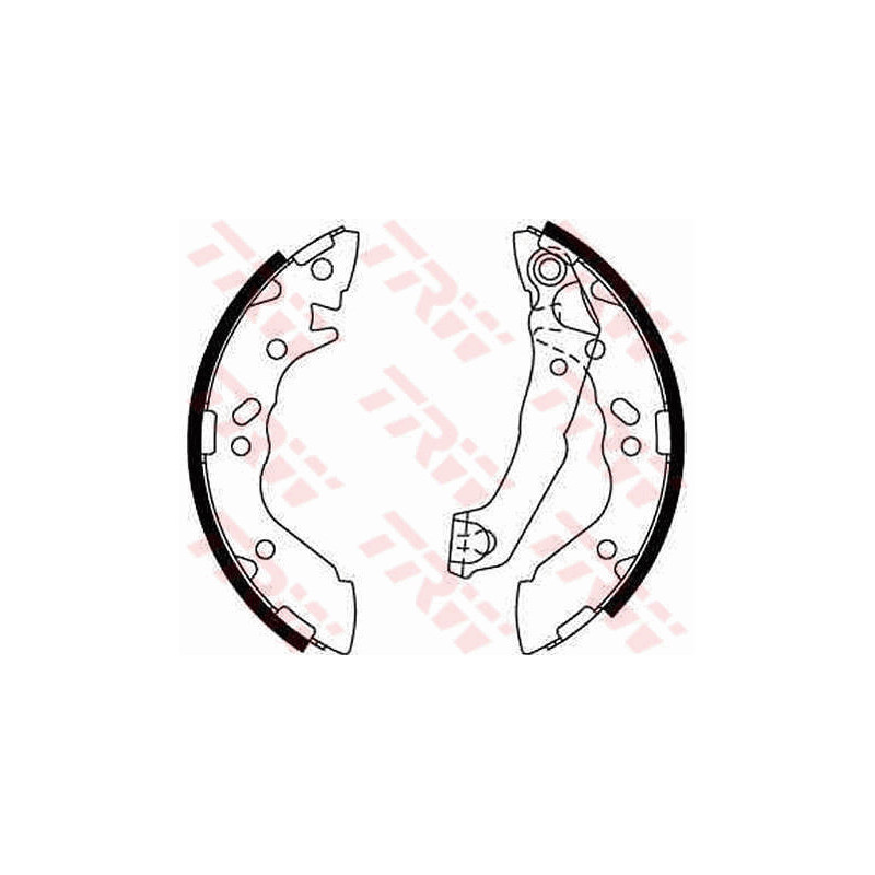 Jeu de mâchoires de frein TRW