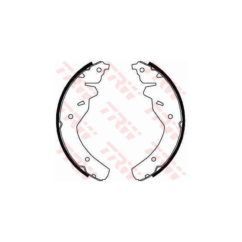 Jeu de mâchoires de frein TRW