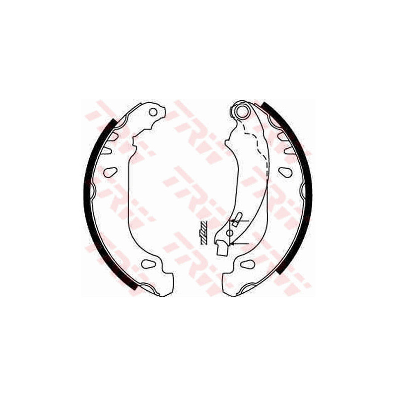 Jeu de mâchoires de frein TRW