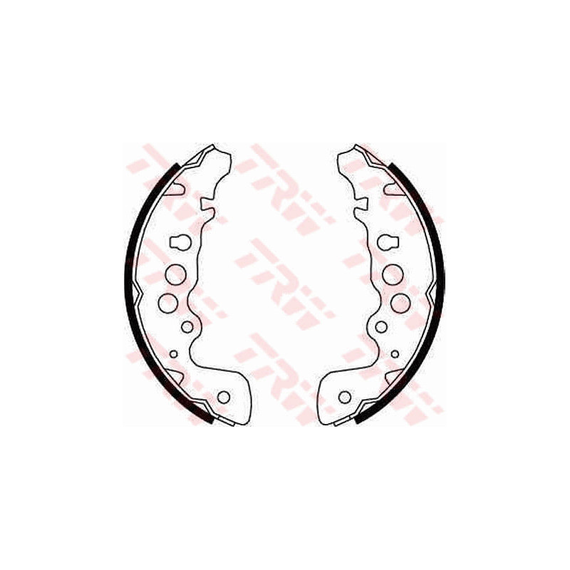 Jeu de mâchoires de frein TRW