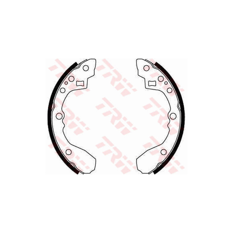 Jeu de mâchoires de frein TRW