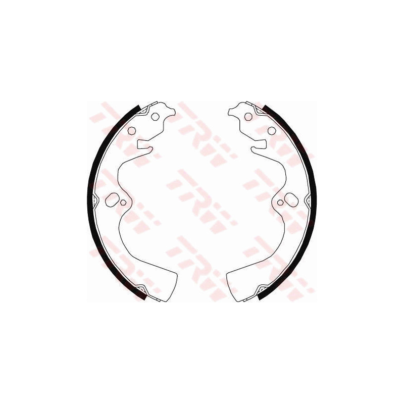 Jeu de mâchoires de frein TRW