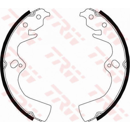 Jeu de mâchoires de frein TRW