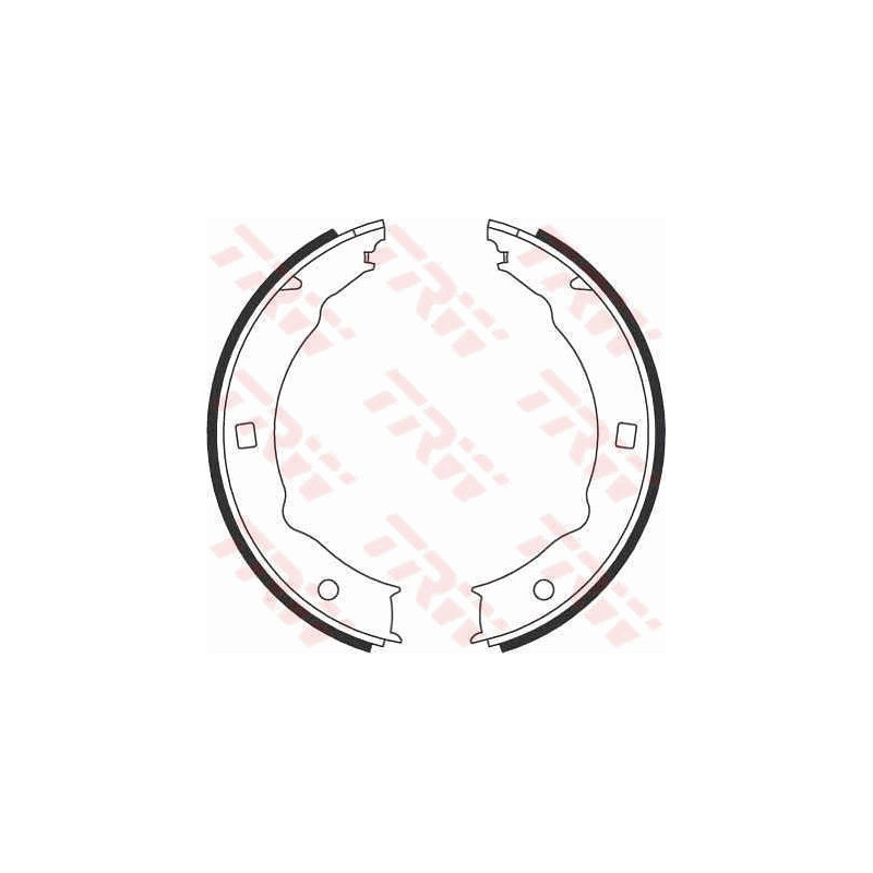Jeu de mâchoires de frein (frein de stationnement) TRW