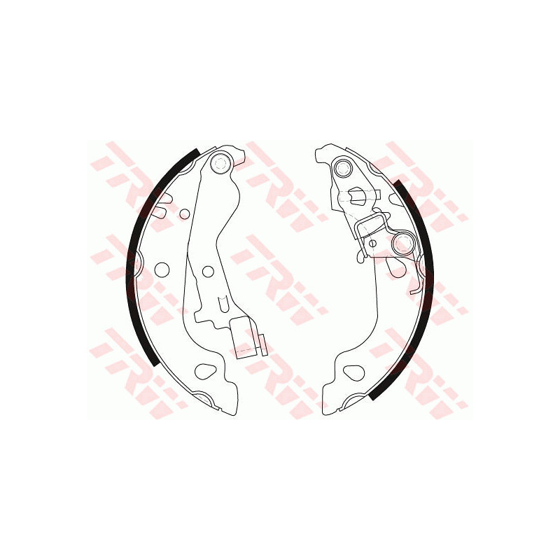 Jeu de mâchoires de frein TRW