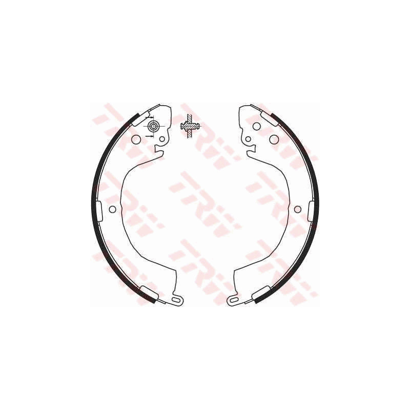 Jeu de mâchoires de frein TRW