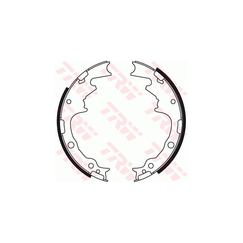 Jeu de mâchoires de frein TRW