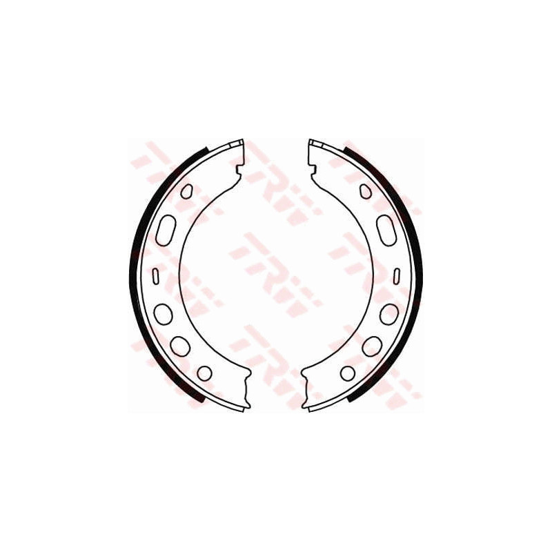 Jeu de mâchoires de frein (frein de stationnement) TRW