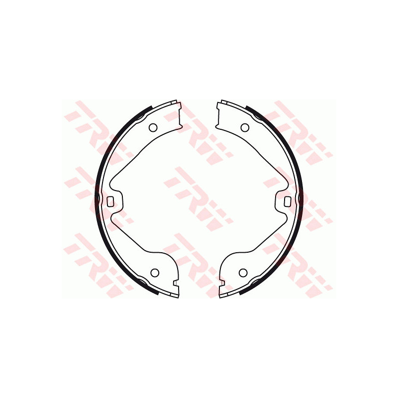 Jeu de mâchoires de frein TRW